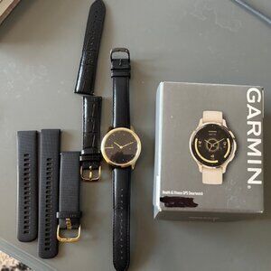 Garmin Vivomove Lux - Almost new, with an array of straps